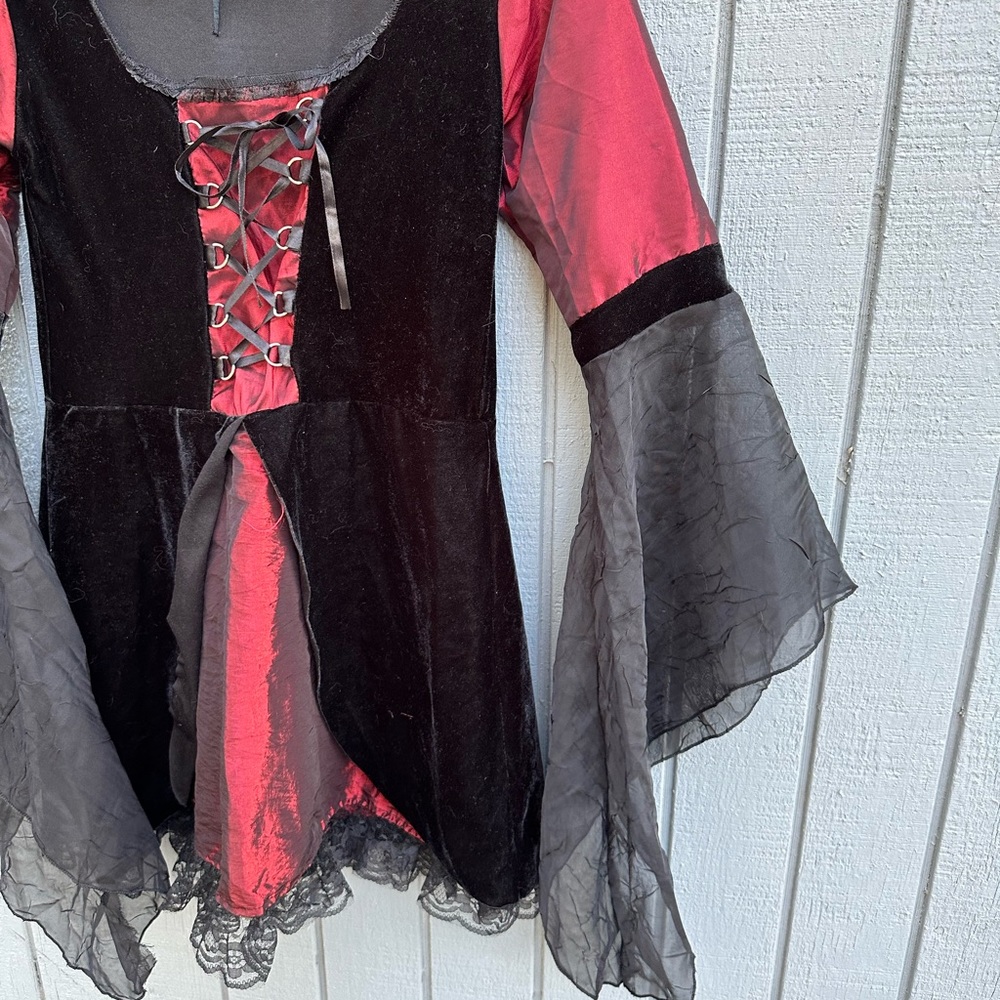 Witchy Woman Velvet Tunic Costume - Picture 7 of 9